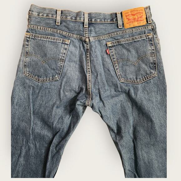 Levi Strauss 517 Jeans Men's Sz 36x34 Straight Medium Wash - Picture 6 of 12